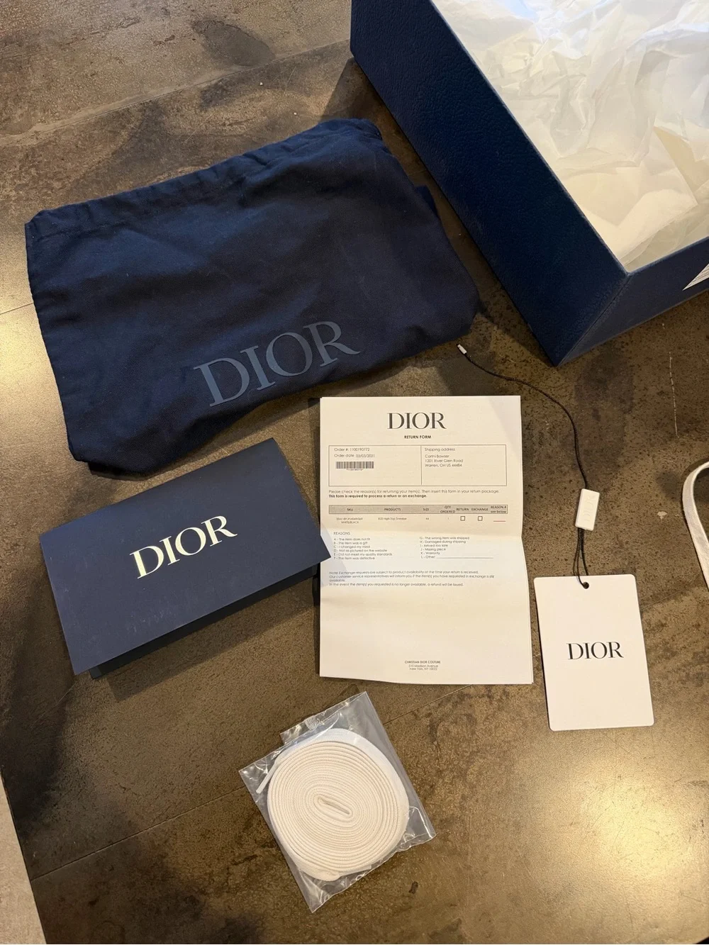 Dior Gray Dior Oblique High-Top Sneakers
